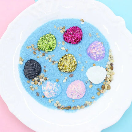 8pcs/Lot Slime Charms Mermaid Tail For DIY Cake Phone Decoration Sprinkles Toys Mud Polymer Clay Slime Supplies