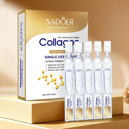 Collagen Ceramide Hyaluronic Acid Face Serum – Anti-Aging & Whitening Repair Essence, Firm Smooth Skin, Fade Dark Spots
