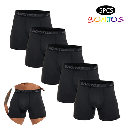 5pcs Men's Underpants Sexy Mens Panties Breathable Boxer Shorts Men Boxers Underwear for Man Trunks Fashion Men's Boxer Briefs