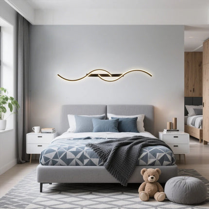 LED Rechargeable Wall Light New Remote Control Wiring Free 60/80cm For Living Room Bedroom Corridor Hotel Interior Decor Lights