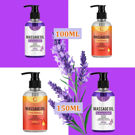 Anal Lubricant Sex Lube Heat Lavender Massage Oil Vaginal Body SPA Water Based Semen Lubrication Intimate Adult Sexy Toys Gel