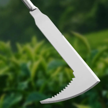 Handle Manual Weeder Tool (1pc) - Durable Stainless Steel with Gears, Efficient for Road Maintenance & Crack Weeding