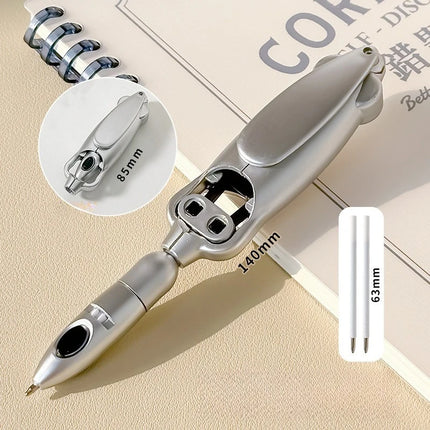 Fun Squid Pen Press Type Ballpoint Pen with Deformation Tech Viral Stationery for Office School Use Gift