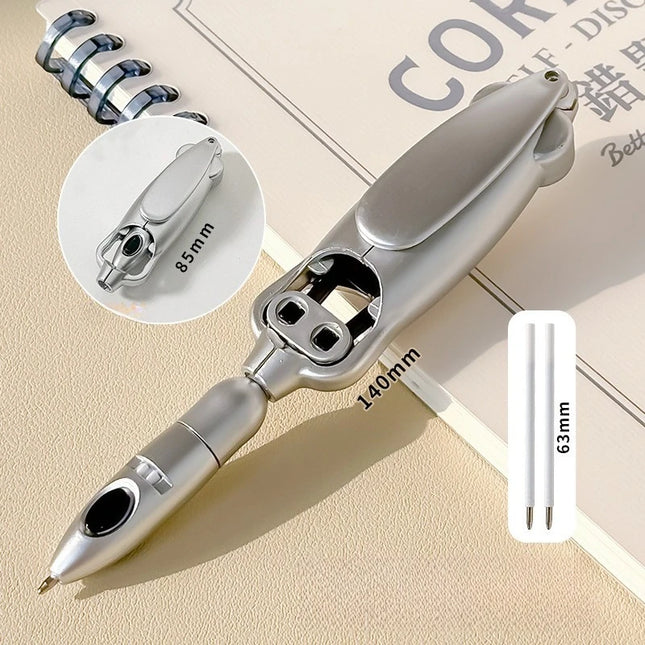 Fun Squid Pen Press Type Ballpoint Pen with Deformation Tech Viral Stationery for Office School Use Gift
