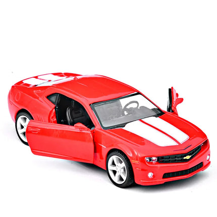 1/36 Chevrolet Camaro Super Sport Toy Car Model 5'' 1:36 RMZ CiTY Diecast Miniature Vehicle Pull Back Collection Gift for Boys
