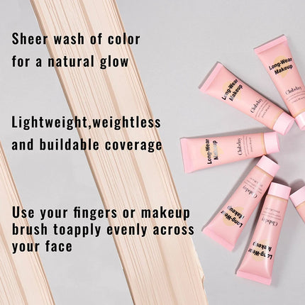 High Coverage Liquid Foundation BB Cream Primer Waterproof Lasting Concealer Corrector Base Facial Korean Makeup Women Cosmetics