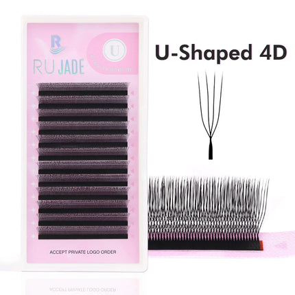 2D Y Single Tip Eyelash Extension 3D 4D W Natural Soft Wispy Eyelashes Individual False Lashes Mesh Net Cross Lash Makeup Cilio