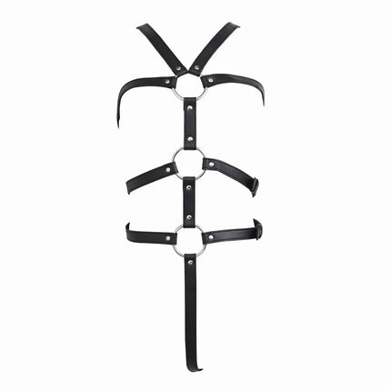 Full Body Leather Bondage Restraint Straps Bdsm Discipline Belt Hand Behind Back Bondage Sexy Exotic Costumes Sex Shop Toy
