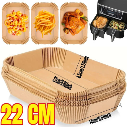 Non-stick Air Fryer Paper Liner-for Baking Microwave-Air Fryer Accessories Aerogrill Parchment for Home and Kitchen Baking Tools