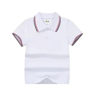 New Children Polo Shirt Solid Kids Boys Polo Shirts Korea Fashion Boys Designer Clothes School Uniform 2-14 Years