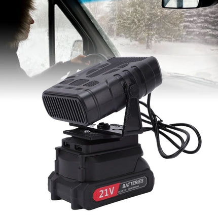 50W Car Heater 360 Rotation Quiet Anti Tip Over Defogger For Electric Tricycle Construction Site Outdoor