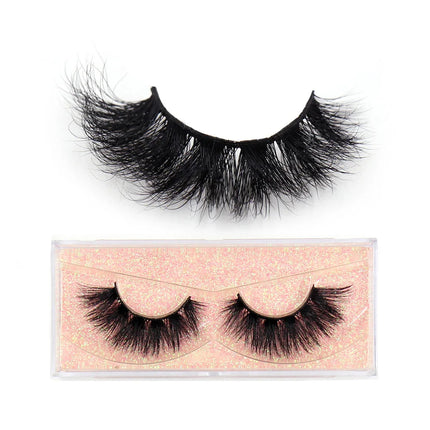 LEHUAMAO 3D Mink Lashes Makeup Eyelashes Fluffy Natural long fake lashes Full stripe reusable False Eyelash Extension 1 Pair