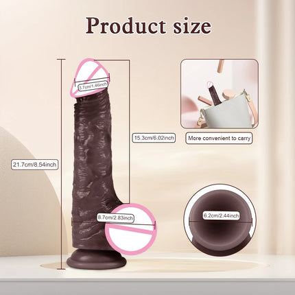 Soft Big Penis Dildos Realistic Dildo Female Masturbation Suction Cup Artificial Silicone Dick for Anal Dildo Sex Toy for Women