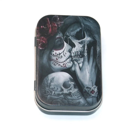 Cigarette Case Box Tobacco Storage humidor rolling paper box Jewelry Candy Coin Key Organizer Metal Tin Flip Gifts Sealed