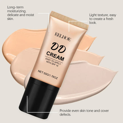 Face Foundation Liquid Waterproof Oil Control Matte Long Lasting Concealer Brightening Full Coverage DD Cream Makeup Cosmetics
