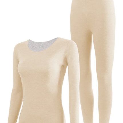 Women's Thermal Underwear Cashmere Suit Thermal Clothing Woman for Cold Seamless Thick Double Layer Winter Cloting