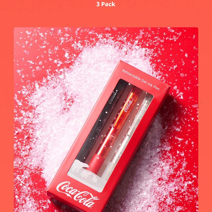 KACO Coca Cola & Treasure Co Branded Gel Ink Pen High Capacity Quick Drying Glacier Explores Writing,Office,Exam Stationery Pens