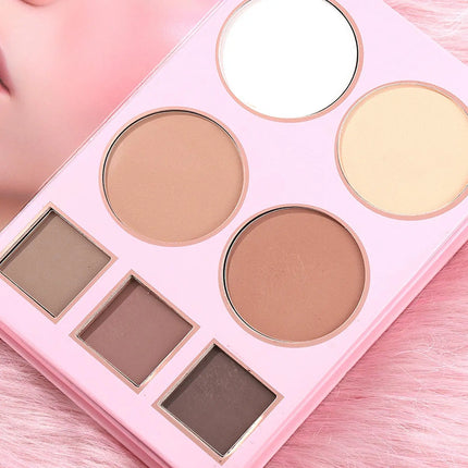 Makeup Book Palette 6 Colors Concealer 24 Colors Eyeshadow Palette Shimmer Matte Highly Pigmented Blendable Lasting Eyeshadow