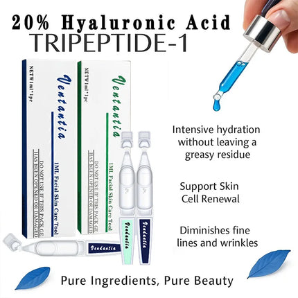 Original 1ml Portable Hyaluronic Acid Face Cleansing Essence For Smooth Hydrated Skin