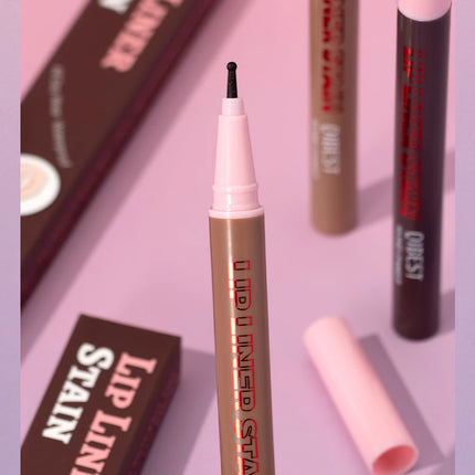 QIBEST Matte Liquid Lipliner Pencil Waterproof Plumping Stain Lipstick Natural Lip Liner Outline Lips Contour Pen Cosmetics