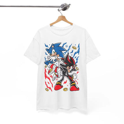 Sonic &Shadow Kids Graphic T-Shirt,Game Character Short Sleeve Cotton Tee for Boy Girl,Soft Breathable Top,Birthday/Holiday Gift