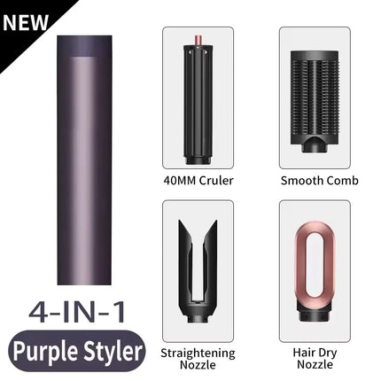 SenCiciMen New 6-in-1 Hair Styler Hot Air Brush, Multi-Functional Dry Straighten Curl, Salon & Home Use Hair Styling Tool