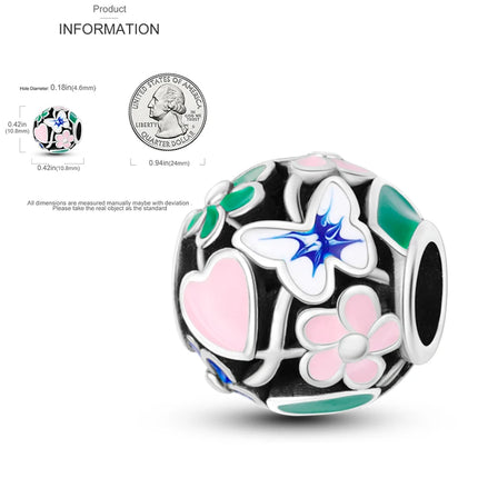 New 925 Sterling Silver Charms Beads Sunflower Flower Daisy Original Charm Pendant Fit Charm Bracelets DIY Jewelry Birthday Gift