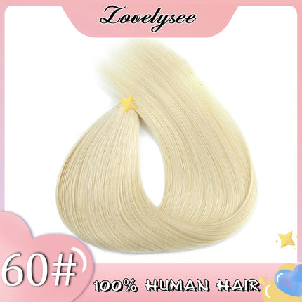 Straight V-shaped Clip in Human Hair Extensions 100% Remy Human Hair Brazilian Dark Brown Soft Hair for Women 100G 120G 140G