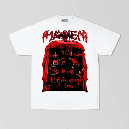 Street Hip Hop American Rapper Singer Lady Gaga Print T-shirt Oversized Y2k Women Men Casual Cotton Harajuku Female Short Sleeve