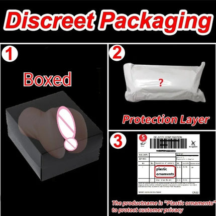 2 in1 Male Masturbator Realistic Vagina Anal for Men Pocket Pussy Soft Silicone Masturbation Cup 18+ Adult Sex Toys Erotic Games