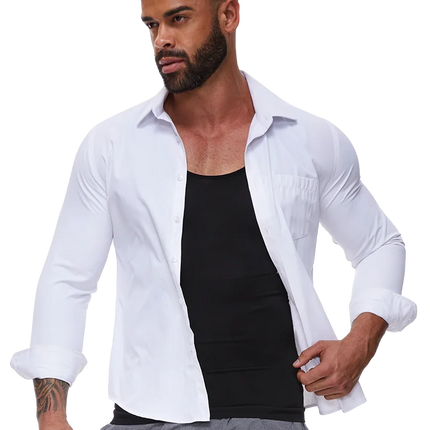 Men Body Shaper Slimming Compression Vest Undershirt Sexy Waist Trainer Tank Top Belly Control Workout Weight Loss Shapewear