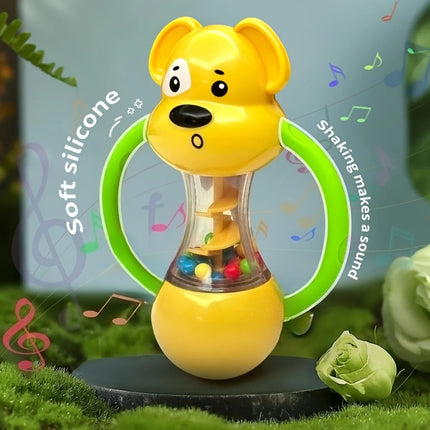 Hand cranked interactive sensory toy  ， learning and exercising hand holding ability, deal gift for children over 0 years old