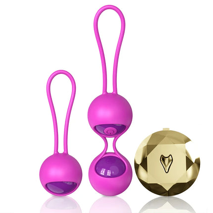 Sexy Adult Kegel Balls Vibrator Sex Toys For Woman Vibrating Egg Vaginal Tight Shrinking Ball Geisha Kegel Ball Chinese Balls