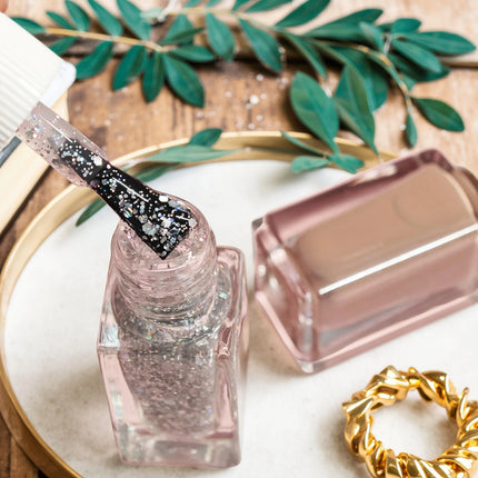 V14 Chocolate Mousse 3-Bottle Set - Quick Dry Long-lasting Peelable Water-based Nail Polish Triple Color Nail Polish