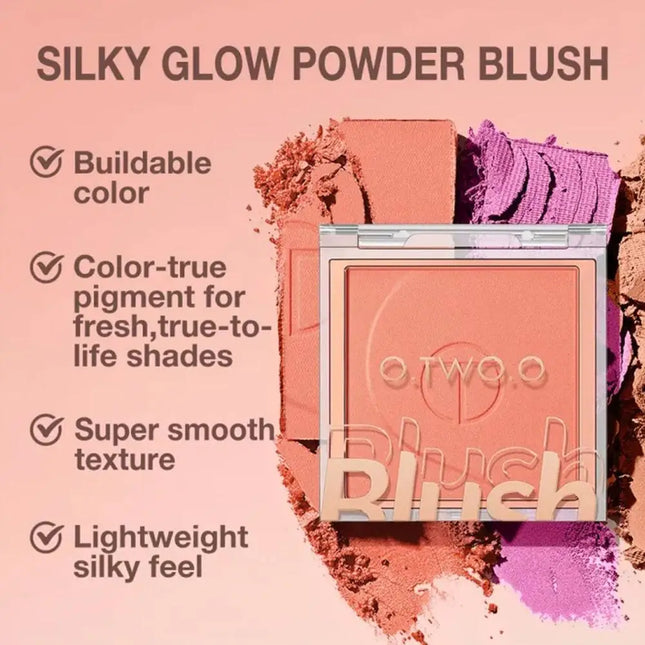 Pink Makeup Blush Palette Velvet Matte Light Shimmer Blusher Natural Cheek Contour Tint Peach Pink Rouge Cheek Contour Palette