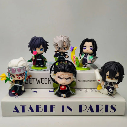 2029-A Set of 6 Non Repeating Blind Box Toys, Ghost Extinguish Series, Set Up on The Table To Give Away Hot Selling Products