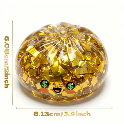 2026 Viral Mystery Box Glitter Dumpling Squishy Secret Golden Edition Soft Squeeze Portable Desk Accessory Creative Gadget Gift