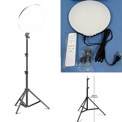 10inch LED Photography Fill Lighting , Tripod Stand Boom Arm Camera Photo Studio Circle Led Selfie Ring Light Phone Lamp Video