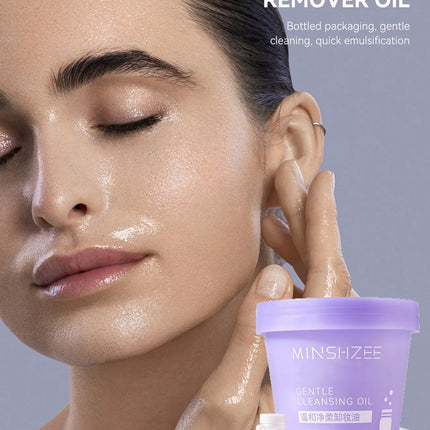 Mingxizhi Cleansing Oil - Gentle Deep Cleansing for Eyes, Lips, and Face, Single-Use Portable,A must-have makeup remover for tra
