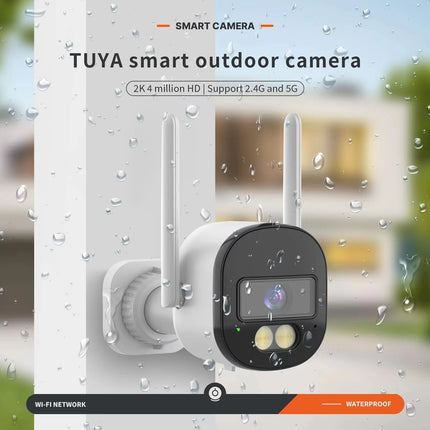 2K 5MP 5G WIFI Camera Tuya Outdoor IP66 Surveillance Security Protection Video IP Camera Wireless Human Detect CCTV Bullet Cam