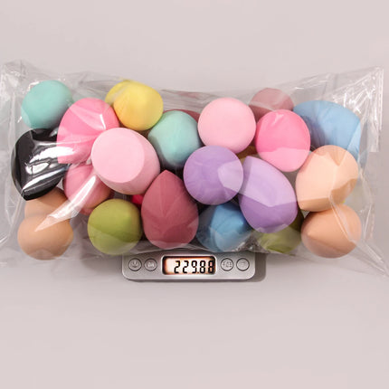 Big size Makeup Sponge,Color shapes randomly mix colors 25pcs Water Drop Design cosmetic face sponge Beauty Sponges Egg Shaped