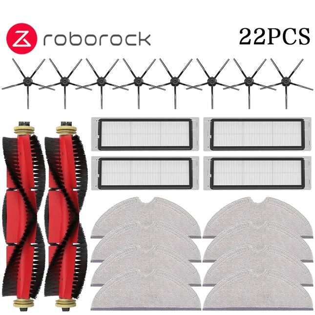 For Xiaomi Roborock S5 S50 S51 S55 S6 S60 S6 Pure Vacuum Cleaner Accessories HEPA Filter Mop Cloth Side Main Brush Spare Parts