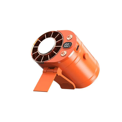 Waist Clip-on Fan with Semiconductor Cooling, Portable Mini Air Conditioner, Rechargeable Cooling Fan for Outdoor Working Hiking