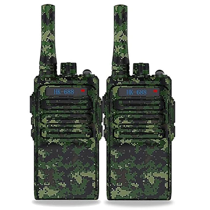 2 Pack Rechargeable Kids Walkie Talkies,3 Miles Long Range,2000mAh Long Lasting, Birthday Gifts for 3-12 Years Old Boys Girls