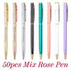 Blue / 50pcs MixRose Pen / China Mainland