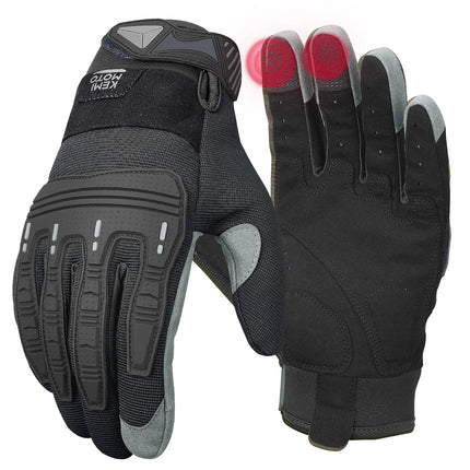 KEMIMOTO Hunting Tactical Gloves For Men Outdoor Climbing Work Gloves With Rubber Guard Touchscreen Sports Motorcycle Gloves