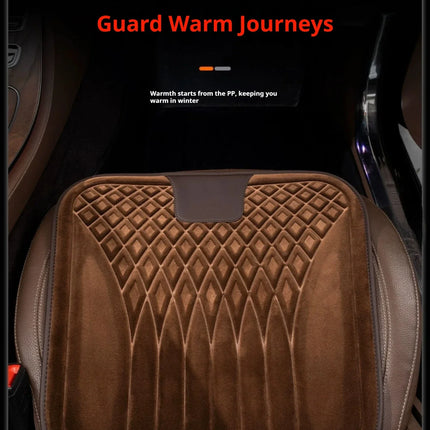 For VW Volkswagen POLO Tiguan R line Rline Flannel Car Seat Cushion, Non-Slip All-Season Auto Cushion Pad
