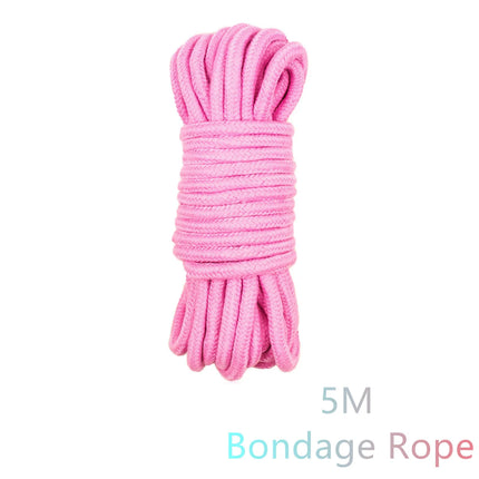 4 Colors  Fetish Exotic Shibari Accesories of Handcuffs Bondage Rope for Men Women Slave Role Play Binder Restraint Touch Fun
