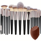19Pcs BrownMakeupEgg
