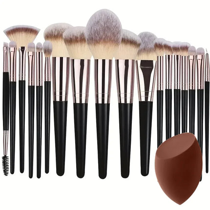 Professional 3-20PCS Makeup Brushes Set Soft Fluffy Foundation Eyeshadow Concealer Blending  Kabuki Women Beauty Tool